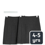 M&S grey pleated school skirt 4-5 years, imported from the UK