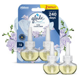 M&S Glade Plug In Twin Refill Clean Linen Electric Scented Oil Air Freshener 2 x 20ml- Buy online at McGrocer