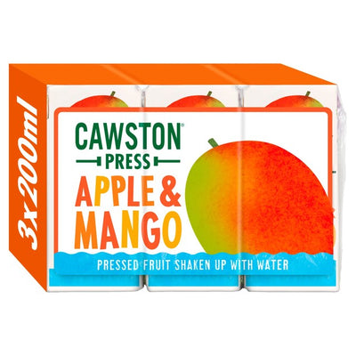 M&S Kids Apple & Mango Juice Drink, 3 x 200ml Cartons- Buy online at McGrocer
