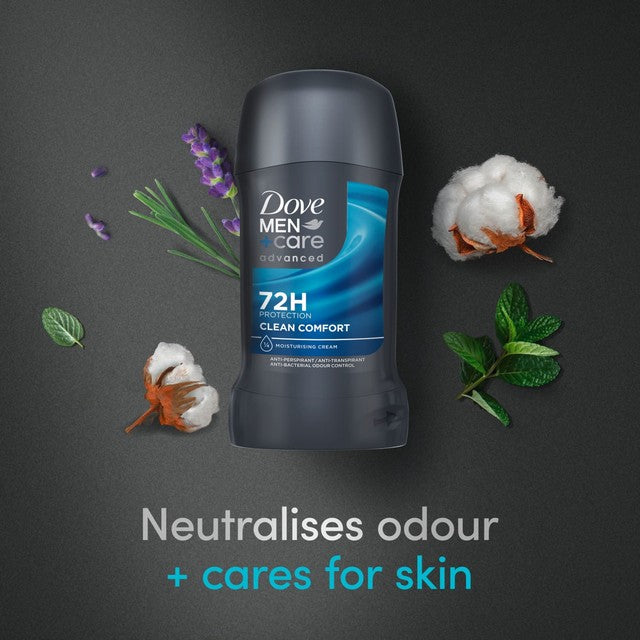 Dove Men+Care Advanced Care Clean Comfort Anti-Perspirant Deodorant Stick