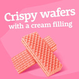 McVitie's Tasties Pink Wafer Biscuits 100g, imported from the UK