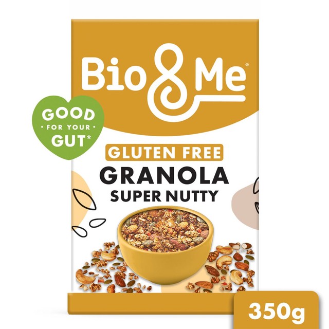 Bio & Me Super Nutty Gluten Free Granola 350g - British product