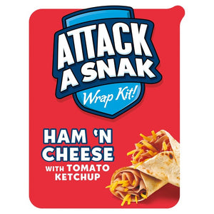 Attack A Snak Ham and Cheese Wrap Snack 86g