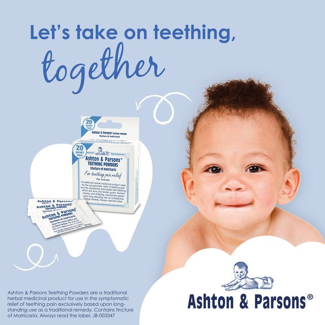 Ashton & Parsons infants' teething powders 20 sachets - British product