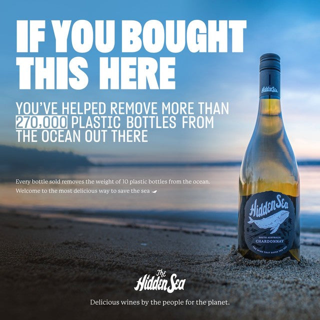 Hidden Sea Chardonnay white wine 75cl (British brand)