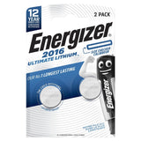 M&S Energizer CR2016 Lithium Coin Battery 2-Pack- Buy online at McGrocer