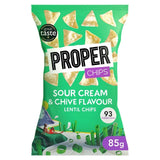 M&S Properchips Sour Cream & Chive Lentil Chips 85g- Buy online at McGrocer