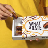 What a Date candied orange peel with organic dates, UK version