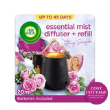 Airwick Essential Mist Kit Cosy Cottage Frosted Roses & Snowberry 20ml - British product