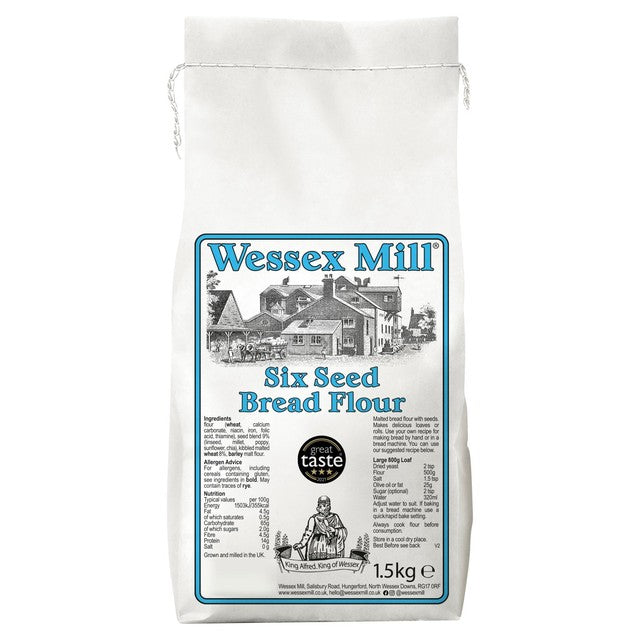 Wessex Mill Six Seed Bread Flour 1500g (British brand)