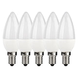TCP LED Candle Bulb 470L E14 4.9W Warm White 5-pack (British brand)