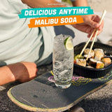 Malibu Original White Rum with Coconut Flavour 1L, imported from the UK