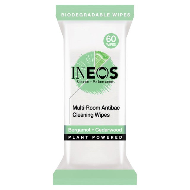 INEOS Surface Wipes Bergamot Cedarwood 60, imported from the UK