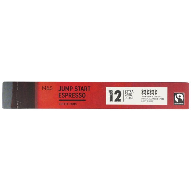 M&S extra dark roast espresso coffee pods 10 pods, UK version