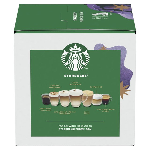 Starbucks dark espresso roast coffee pods 12 pack (British brand)