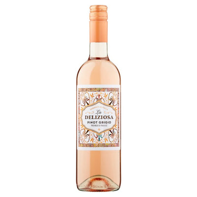 La Deliziosa Pinot Grigio Blush Rose Wine 75cl