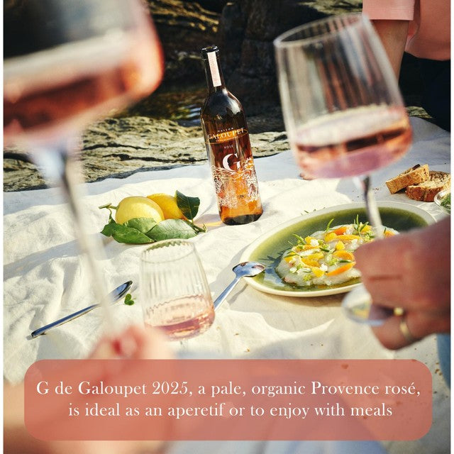 Galoupet organic provence rosé wine 75cl, UK version