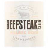 Beefsteak Club Malbec Rosé wine 75cl - British product