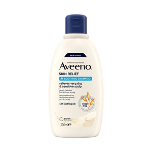 Aveeno Skin Relief Soothing Shampoo for Dry Sensitive Scalp Hair and Scalp Shampoo 300ml