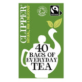 M&S Clipper Organic & Fairtrade Everyday Black Tea Bags 40 Bags- Buy online at McGrocer