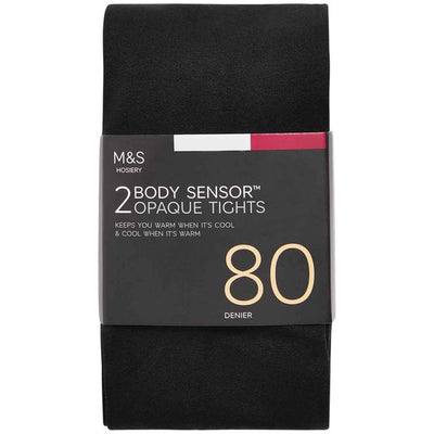 M&S M&S Damenstrumpfhosen mit Body Sensor, blickdicht, 80 Denier, Schwarz, Größe S – Online bei McGrocer kaufen