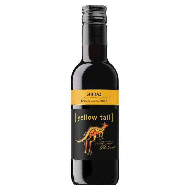 Yellow Tail Shiraz red wine 187ml (British brand)