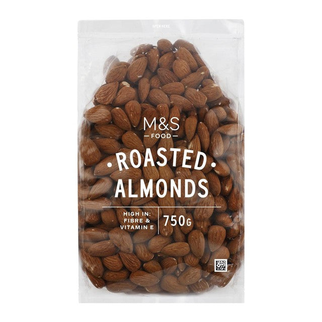Marks & Spencer roasted almonds bag - British product