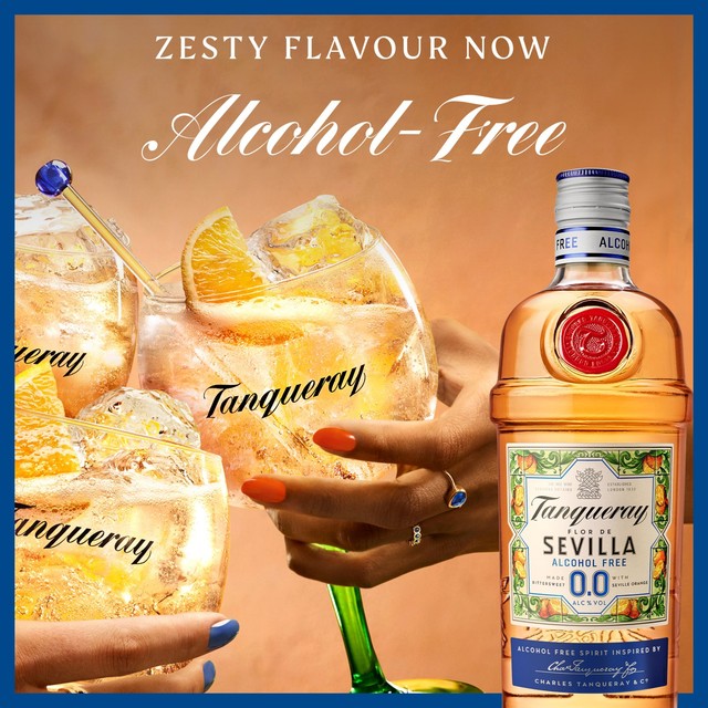 Tanqueray Flor de Sevilla alcohol-free spirit 70cl (British brand)