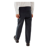 M&S Boys Slim Leg School Trousers Navy 10-11 Years, imported from the UK
