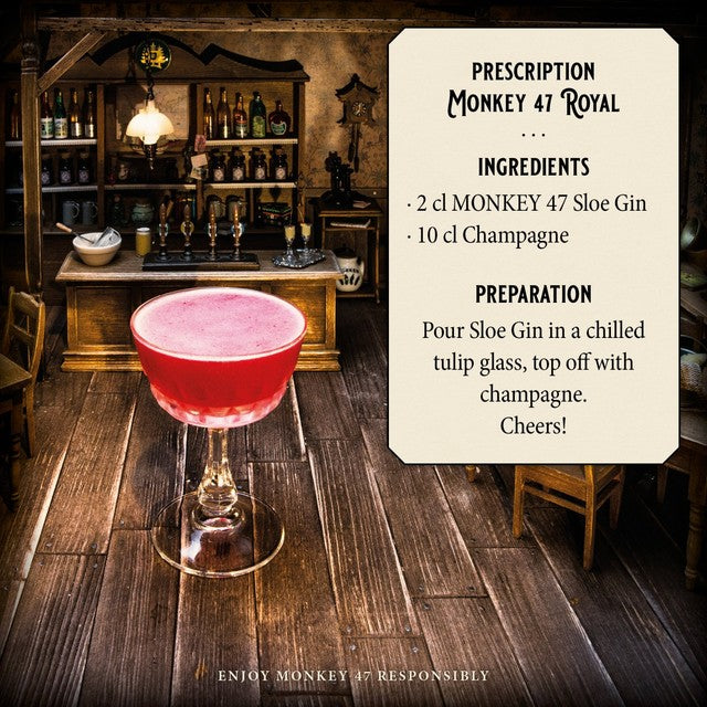 Monkey 47 Schwarzwald Sloe Gin 50cl, imported from the UK