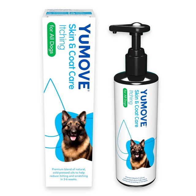 Lintbells YuMOVE skin and coat supplement for adult dogs 500ml (British brand)