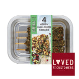 M&S Grill Halloumi Kebabs with Chimichurri and Peppers Vegetarian 225g