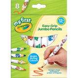 M&S Crayola My First Jumbo Decorated Colouring Pencils 8-Pack- Buy online at McGrocer