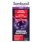 M&S Sambucol Extra Defence Black Elderberry Supplement Syrup 120ml- Buy online at McGrocer