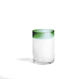 Daylesford green high tumbler glass 500ml - British product