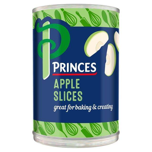 Princes apple slices 385g, imported from the UK