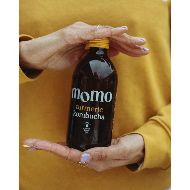 MOMO Kombucha Bio-Kurkuma Kombucha 330ml, importiert aus dem Vereinigten Königreich