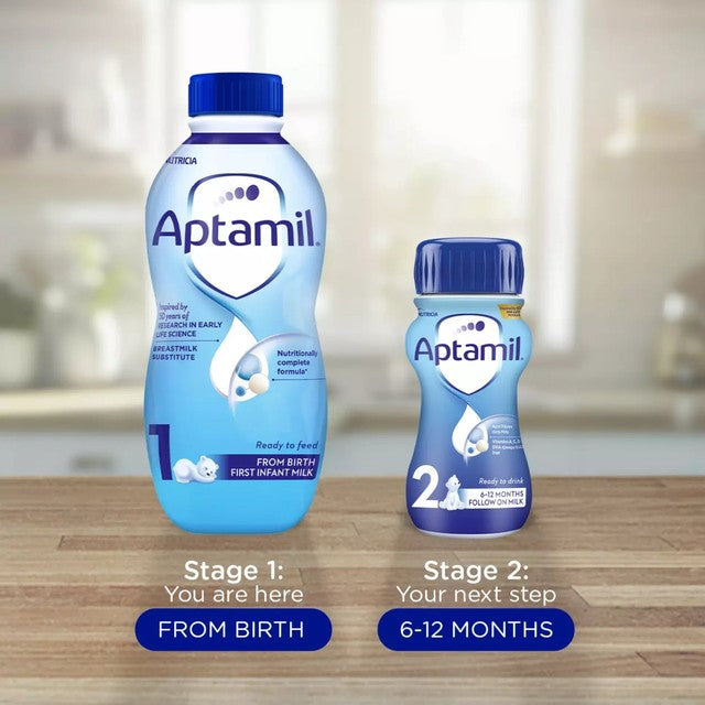 Aptamil First Infant Milk Ready to Feed 1L - British product