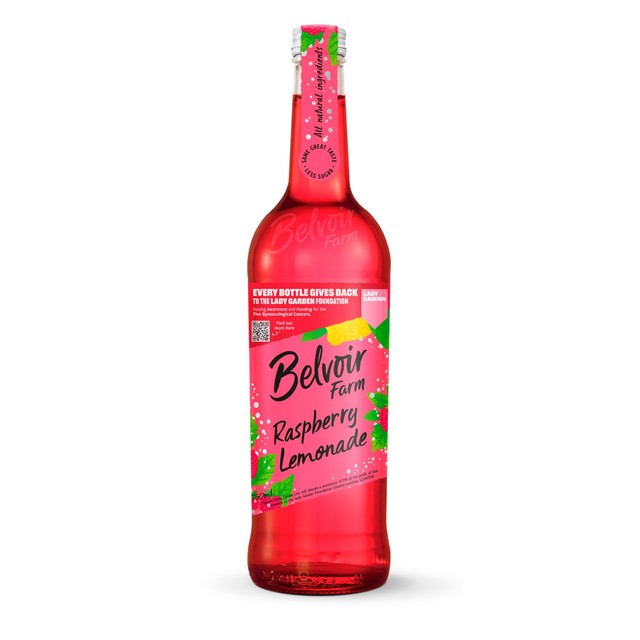 Belvoir raspberry lemonade drink 750ml - British product