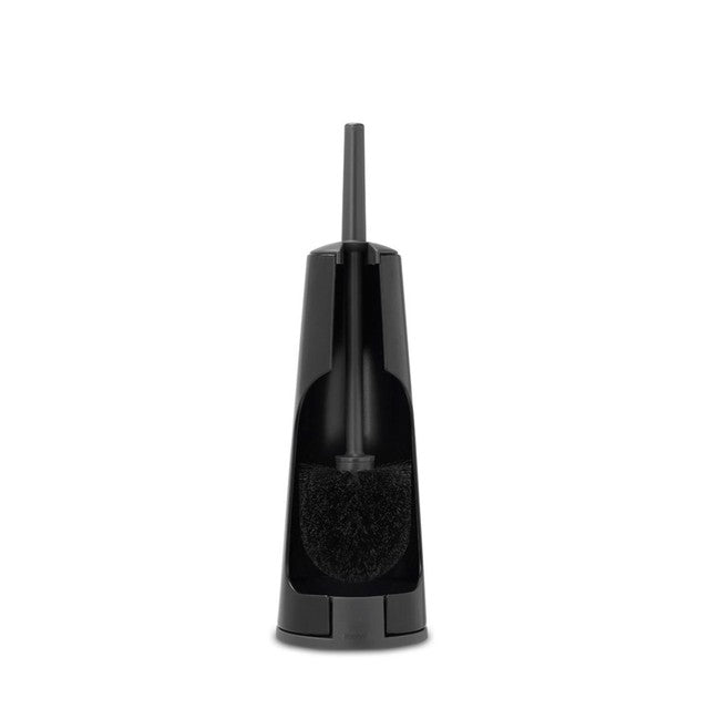 Brabantia toilet brush and holder in Matte Black - British product