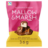 Mallow & Marsh salted caramel chocolate mallows 36g, imported from the UK