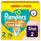 Pampers New Baby Nappies Size 2 (4-8kg) Jumbo+ Pack