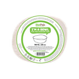 Duni Bio white bagasse 14cm party bowls (British brand)