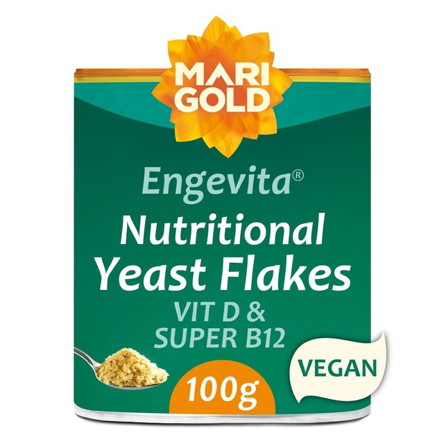 Marigold Health Foods yeast flakes Vitamin D 100g imported from the UK