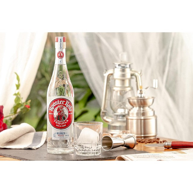 Rooster Rojo Tequila Blanco 70cl, imported from the UK