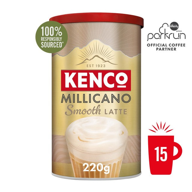 Kenco Millicano Latte instant coffee 220g, UK version
