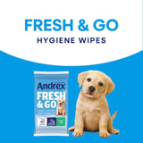 Andrex Fresh and Go Flushable Hygiene Wipes Travel Pack 12 Sheets - British product