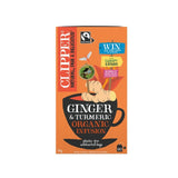 Clipper Ginger and Turmeric Herbal Tea Bags 20 Bags - British product