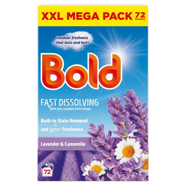 Bold washing powder lavender and camomile 3400g - British product