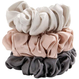 M&S M&S 3pk Mulberry Silk Chunky Hair Scrunchies- Buy online at McGrocer